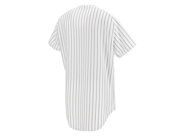 Diamond Evo Baseball Jersey WHT/NAV S Klassisk Baseballdrakt 