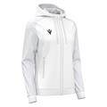 Atlas Hooded Jacket Full Zip W WHT L Teknisk full zip hettejakke til dame