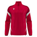 Hollow 1/4 zip RED/WHT M Treningstopp - Unisex
